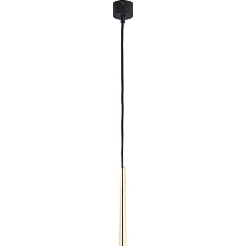 Lampa wisząca tuba Piano 5,2cm złota TK Lighting