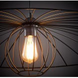 Lampa wisząca druciana Barbella 50cm czarna TK Lighting