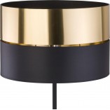 Lampa podłogowa z abażurem Hilton złoty/czarny marki TK Lighting