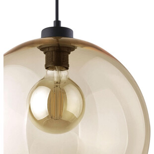 Lampa wisząca szklana kula Cubus 30 Bursztynowa marki TK Lighting