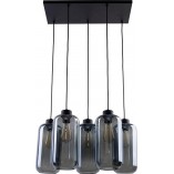 Lampa sufitowa szklana 5 punktowa Marco V Grafitowa TK Lighting