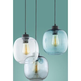 Lampa wisząca szklana potrójna Elio III Multikolor marki TK Lighting