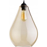 Lampa wisząca szklana Fuente 24 Bursztynowa marki TK Lighting