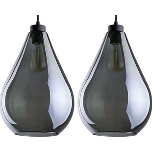 Lampa sufitowa szklana potrójna Fuente III Grafitowa marki TK Lighting
