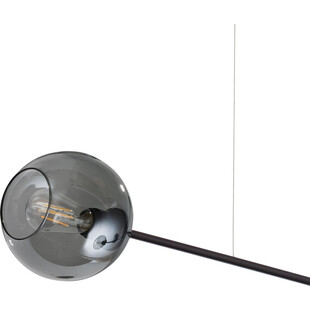 Lampa sufitowa 2 szklane kule Libra 114cm grafitowa TK Lighting