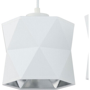 Lampa wisząca potrójna z abażurami Siro 60 biała marki TK Lighting