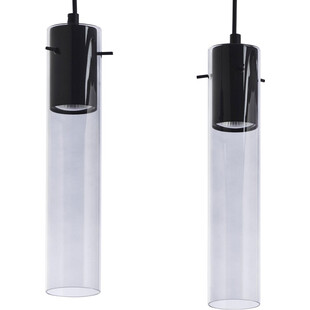 Lampa wisząca szklane tuby Look VI grafitowo-czarna marki TK Lighting