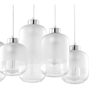 Lampa wisząca szklana 5 punktowa Marco 65 biała marki TK Lighting