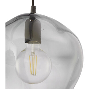 Lampa wisząca szklana loft Sol 25 grafitowa marki TK Lighting