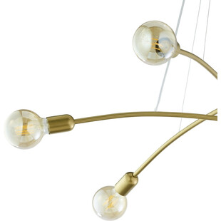 Lampa wiszące "żarówki" Helix VI złota marki TK Lighting