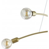 Lampa wiszące "żarówki" Helix IV złota marki TK Lighting