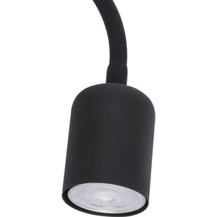 Kinkiet z włącznikiem i abażurem Maja LED czarny marki TK Lighting