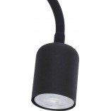 Kinkiet z włącznikiem i abażurem Maja LED czarny marki TK Lighting