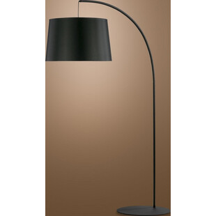 Lampa podłogowa łukowa z abażurem Hang czarna marki TK Lighting