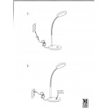 Lampa biurkowa regulowana Flex LED Biała marki Markslojd