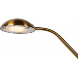 Mosiężna lampa podłogowa z lampką do czytania Zenith LED marki Lucide