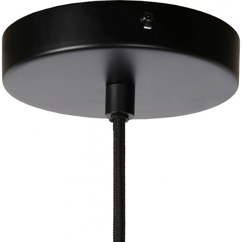 Lampa wisząca betonowa do kuchni Ophelia 35 czarna marki Lucide