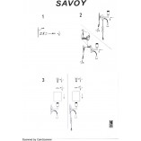 Kinkiet nowoczesny z abażurem Savoy Chrom/Biały marki Markslojd