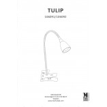 Lampka Klips Tulip LED Czarna marki Markslojd