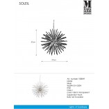 Lampa wisząca nowoczesna Soleil 57 srebrna marki Markslojd