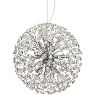 Lampa wisząca kula glamour z kryształkami Bolid 50 marki Markslojd