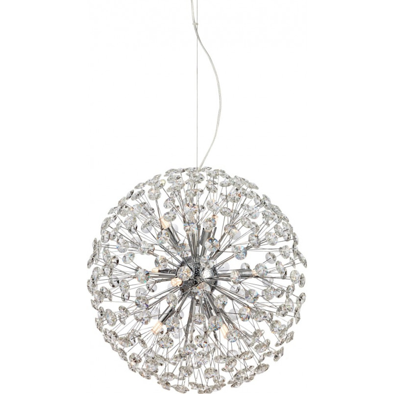 Lampa wisząca kula glamour z kryształkami Bolid 50 marki Markslojd
