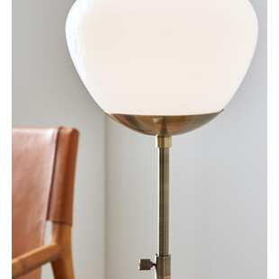 Lampa stołowa szklana Rise biały / antyczny Markslojd