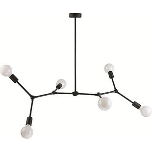 Lampa sufitowa loft Twig 6 Czarny/Biały marki Nowodvorski