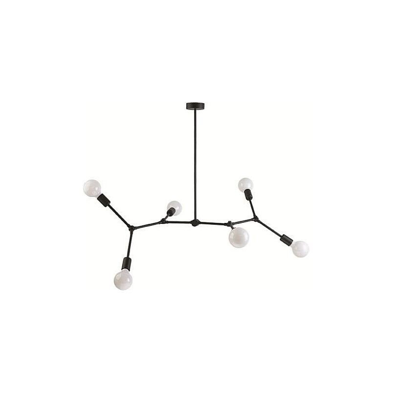 Lampa sufitowa loft Twig 6 Czarny/Biały marki Nowodvorski