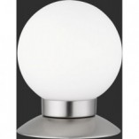 Lampa stołowa szklana kula Princess LED Biały/Nikiel Mat marki Reality