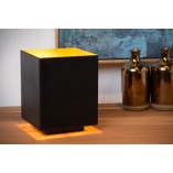 Lampa stołowa minimalistyczna Suzy Square Czarna marki Lucide