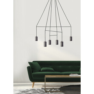 Lampa sufitowa minimalistyczna Imbria VI Czarna marki Nowodvorski