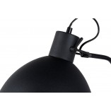 Lampa podłogowa industrialna Shadi Czarna marki Lucide
