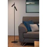 Lampa podłogowa podwójna PHILON Led Czarna marki Lucide