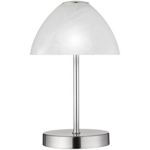 Lampa stołowa antyczna Queen Biały/Nikiel Mat marki Reality