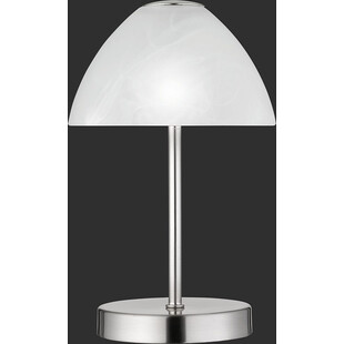 Lampa stołowa antyczna Queen Biały/Nikiel Mat marki Reality