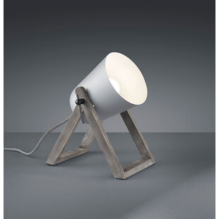 Lampa stołowa industrialna Marc Popielata marki Reality