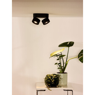 Plafon podwójny minimalistyczny Yumiko II LED Czarny marki Lucide