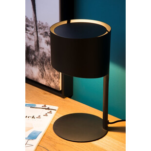 Lampa stołowa minimalistyczna Knulle Czarna marki Lucide