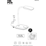 Lampa biurkowa Boa LED Tytanowa marki Reality