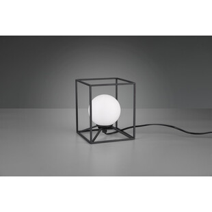 Lampa stołowa druciana klatka Gabbia 14 Czarny Mat/Biały marki Reality