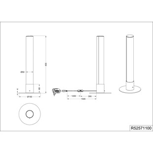 Lampa stołowa nowoczesna Leia Led Chrom marki Reality