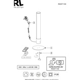 Lampa stołowa nowoczesna Leia Led Chrom marki Reality