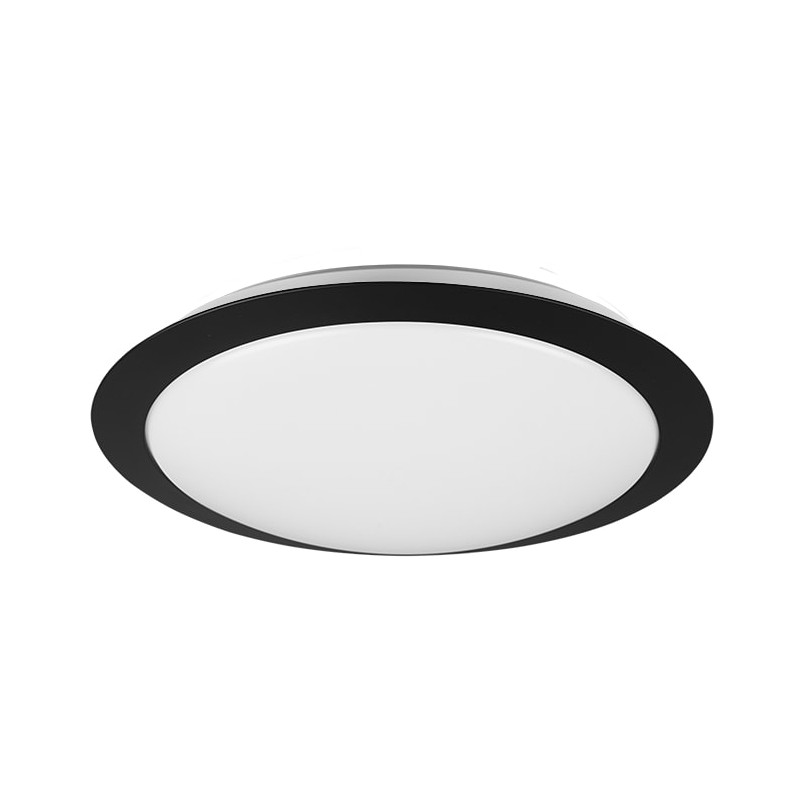 Plafon łazienkowy Umberto LED 29cm czarny Trio