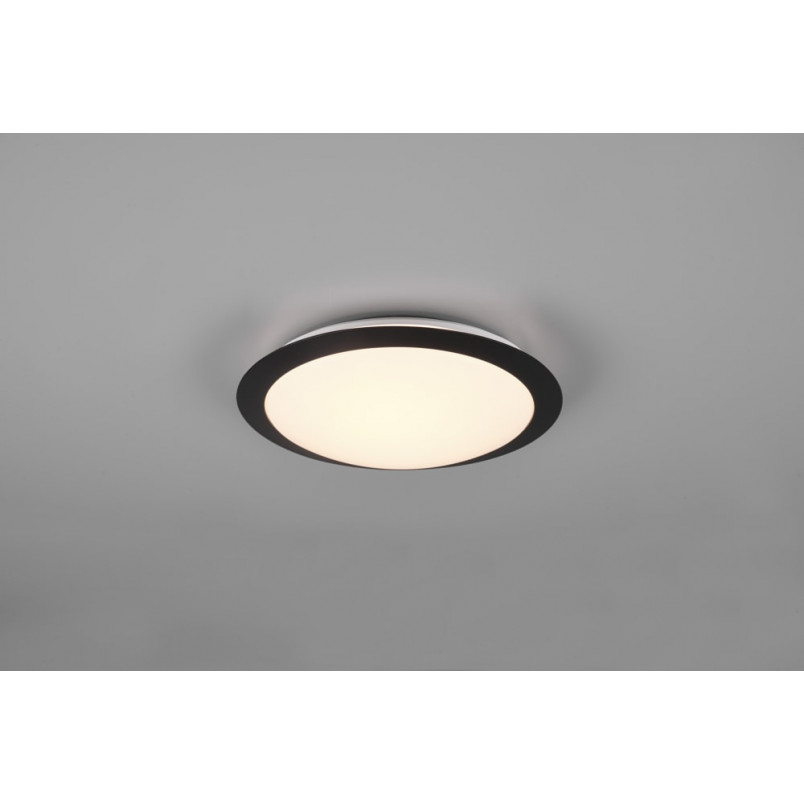 Plafon łazienkowy Umberto LED 29cm czarny Trio