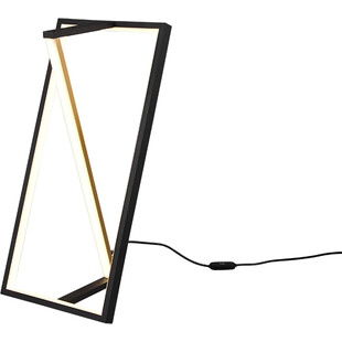 Lampa stołowa nowoczesna Edge LED czarna Trio