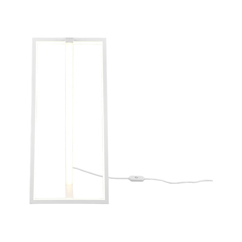 Lampa stołowa nowoczesna Edge LED biała Trio 