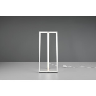 Lampa stołowa nowoczesna Edge LED biała Trio 