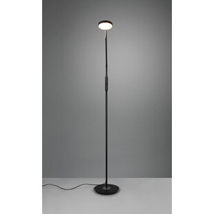 Lampa podłogowa regulowana Monza LED czarna Trio