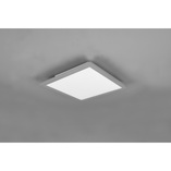 Plafon kwadratowy z pilotem i ściemniaczem Gamma LED 29x29cm tytanowy Reality